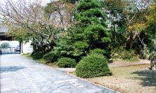 図１ 地蔵院古墳（右手）