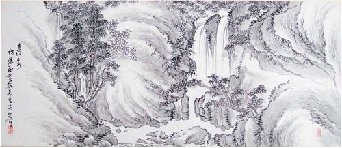 春山 轟泉図
