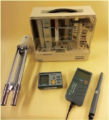 図１ 温湿度を計測する機器