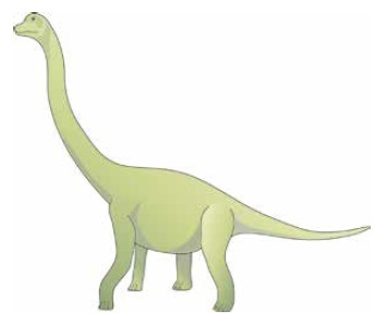 図 3 ティタノサウルス形類の生体復元図（イラスト：湯浅絵美）