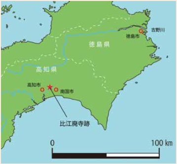 図1 比江廃寺跡の位置