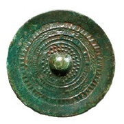 恵解山9号墳出土 珠文鏡（当館蔵）