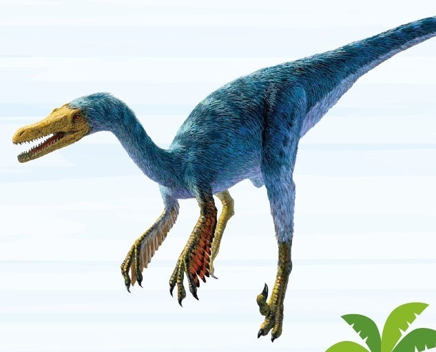 獣脚類のイメージ（参考：白亜紀後期の獣脚類ヴェロキラプトル） （画提供：山本 匠）