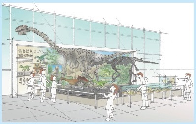 徳島恐竜コレクションの展示イメージ