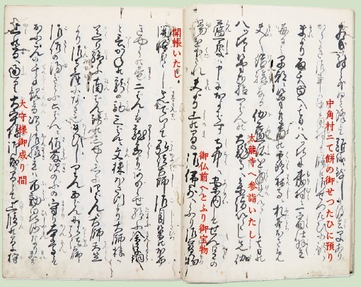 図2 守川保忠「四国旅日記」本文（文化10年2月29日条）